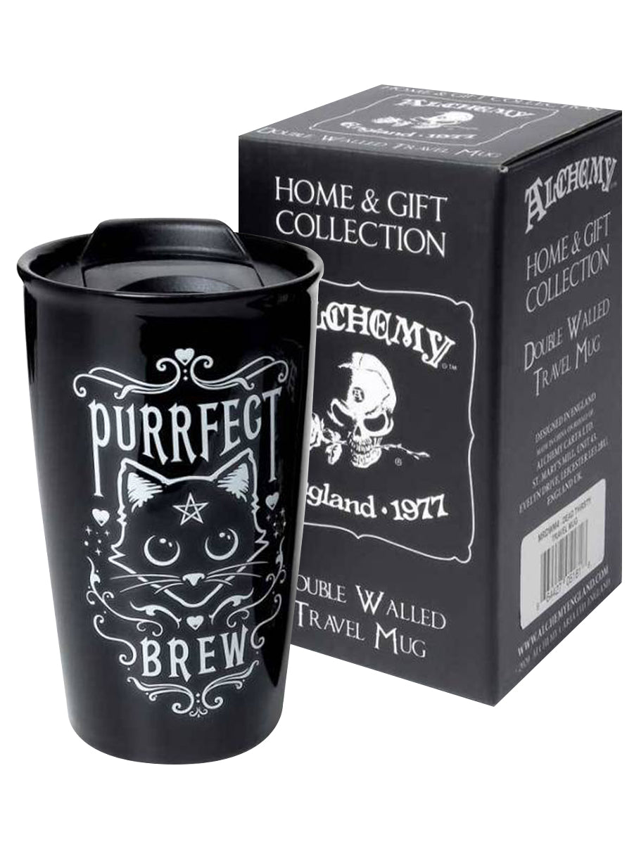 Alchemy Purrfect Brew Double Walled Travel Mug