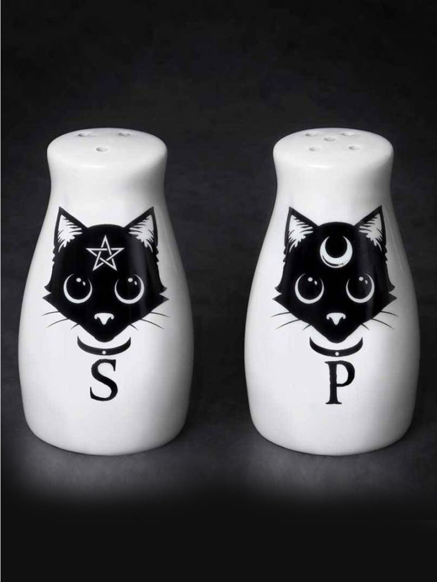 Alchemy Gothic Kittens Salt & Pepper Set