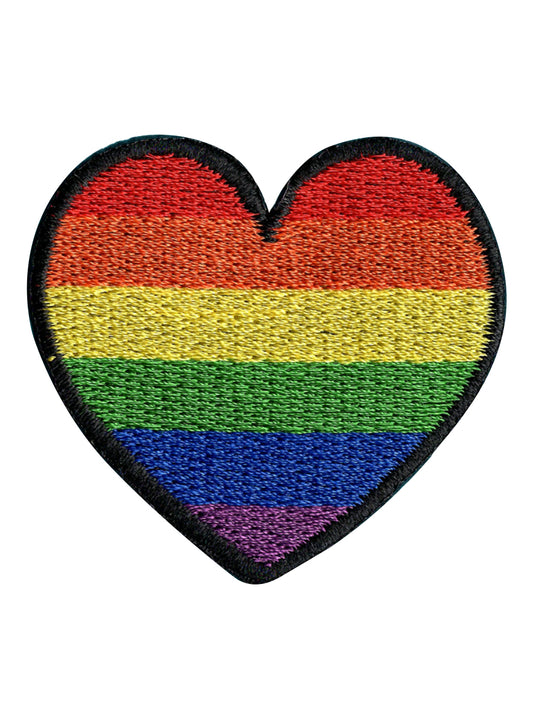 Small Rainbow Heart Patch