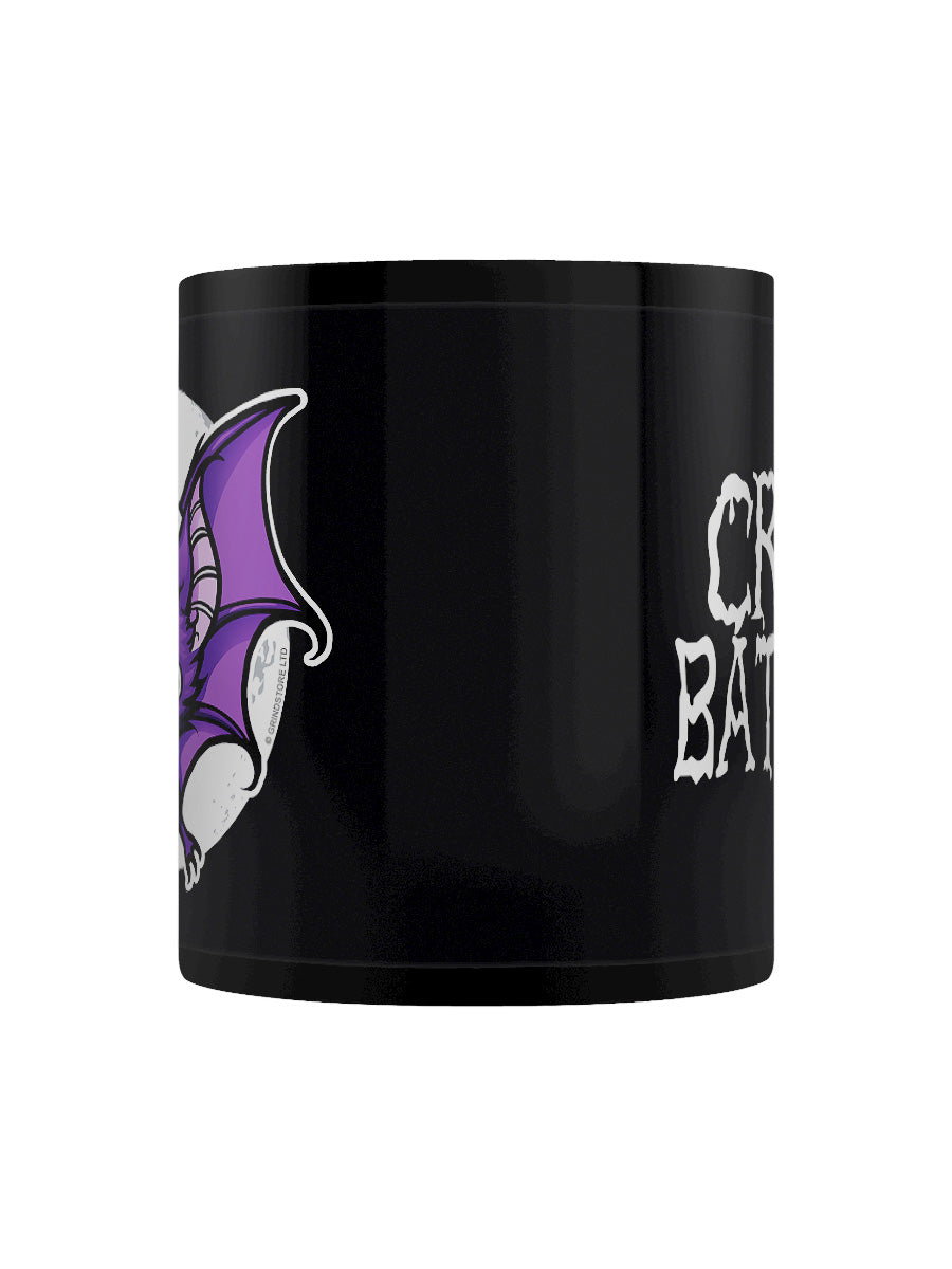 Crazy Bat Lady Black Mug