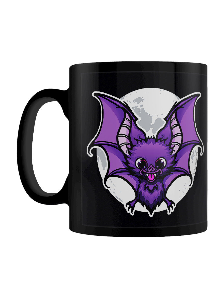 Crazy Bat Lady Black Mug