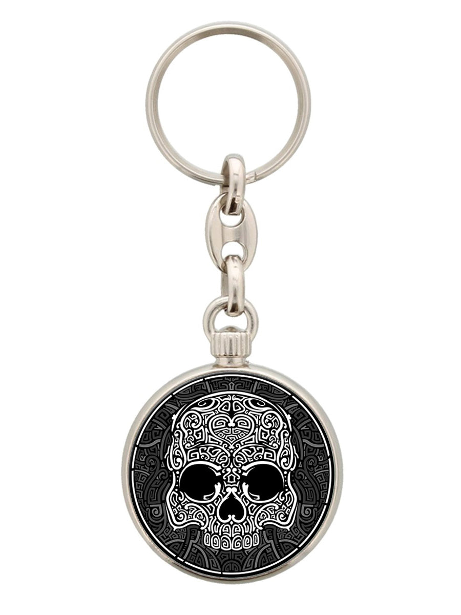 Unorthodox Collective Graphic Skull Keyring