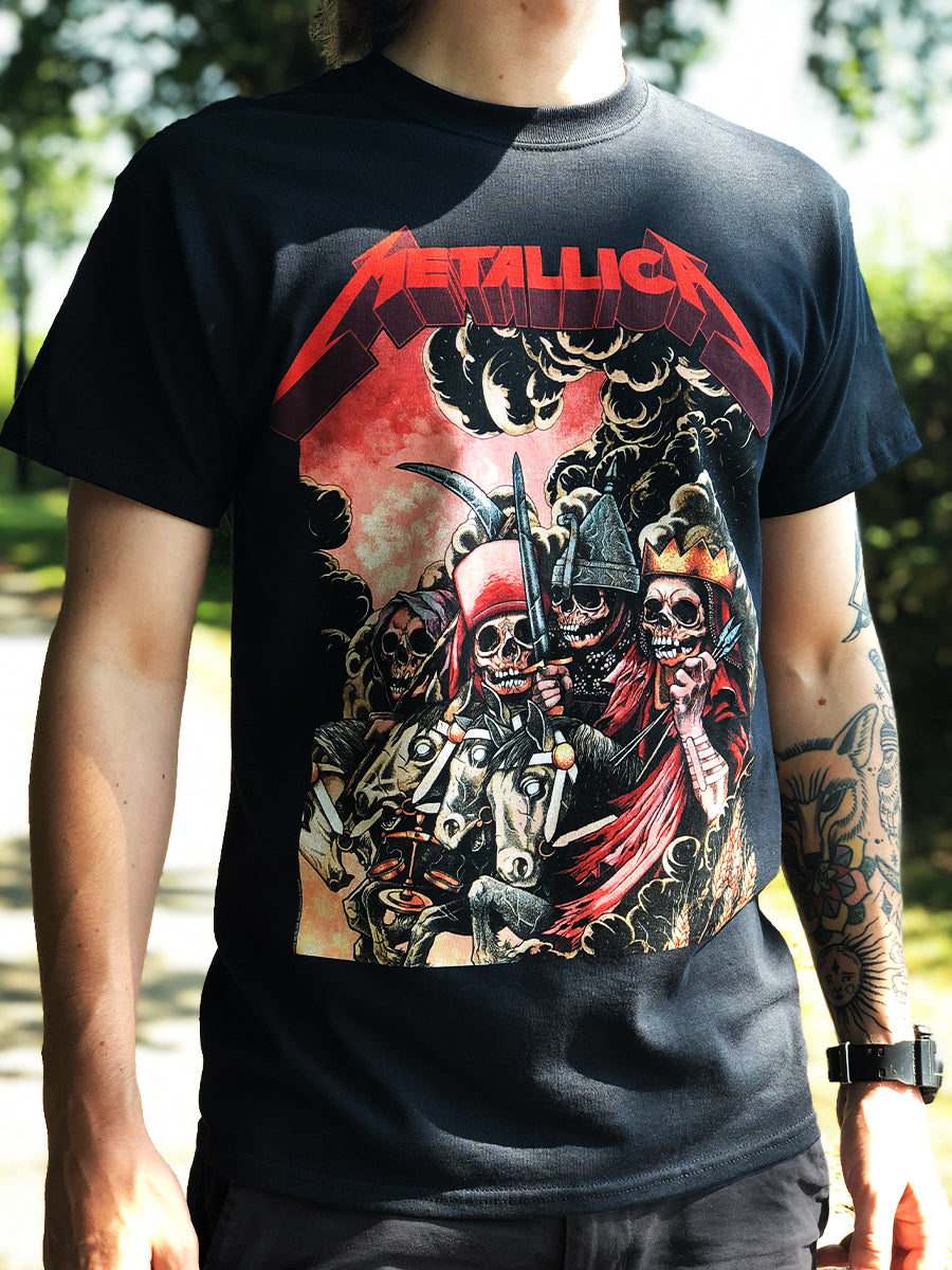 Metallica Four Horsemen Men's Black T-Shirt