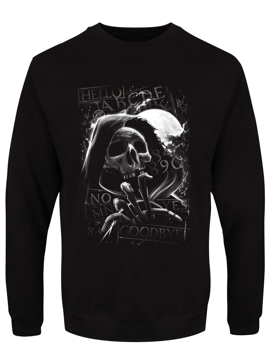 Skull Moon Ouija Men's Black Sweatshirt