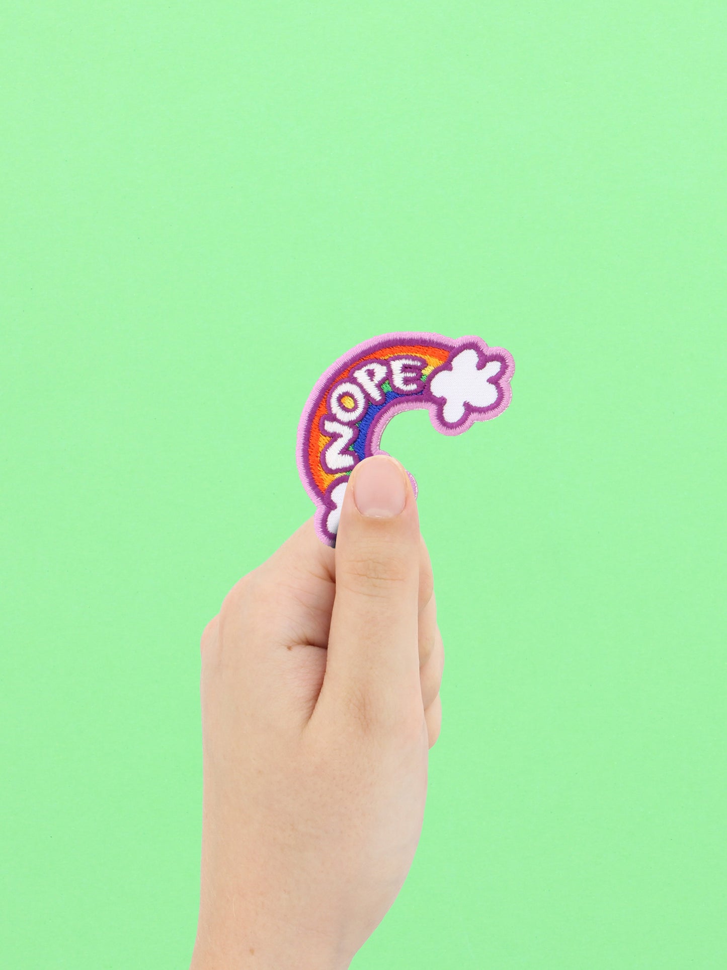 Nope Rainbow Patch