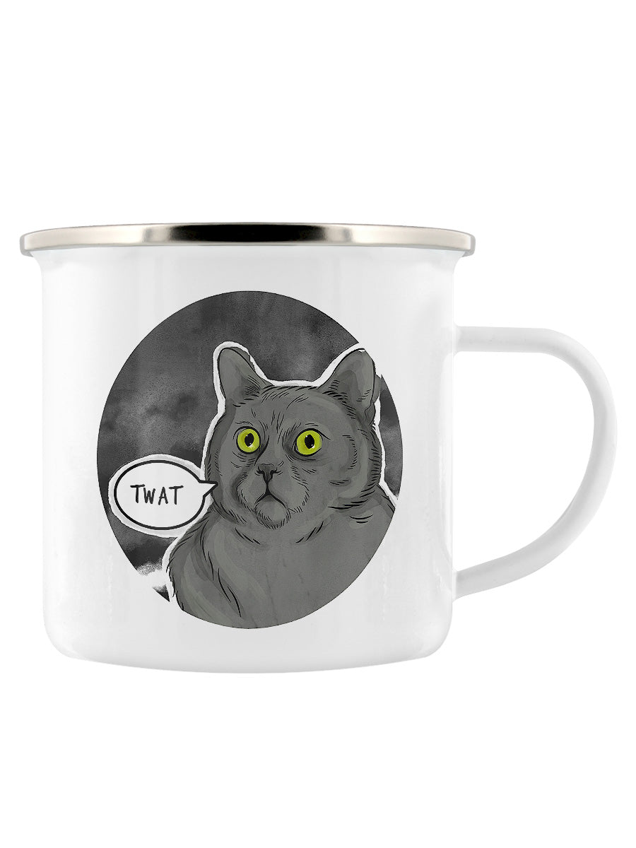 Cute But Really Abusive - Twat Enamel Mug