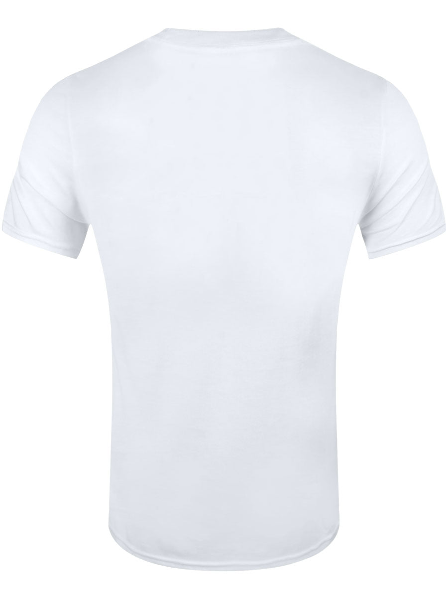 Bowie Halftone Flash Face Men's White T-Shirt
