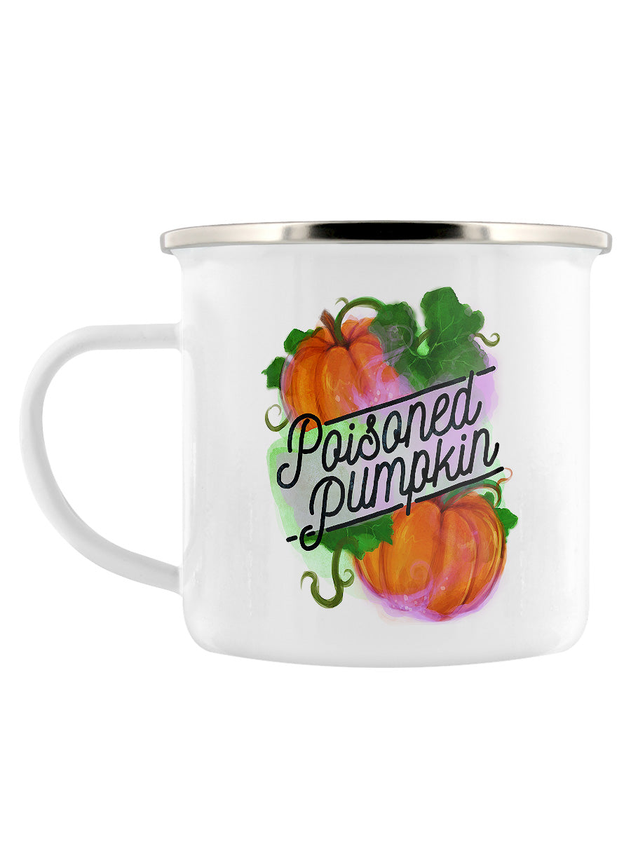 Deadly Detox Poisoned Pumpkin Enamel Mug