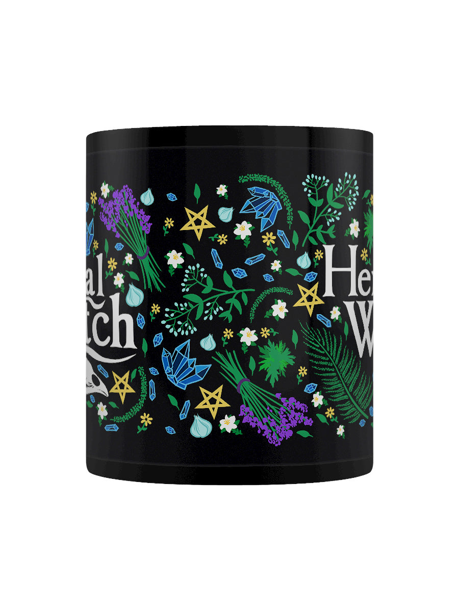 Herbal Witch Black Mug