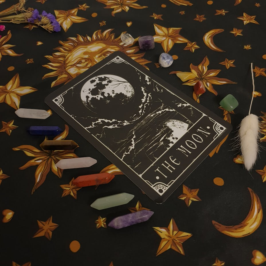 Deadly Tarot The Moon Mini Tin Sign