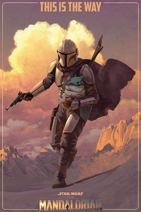 Star Wars The Mandalorian On The Run Maxi Poster