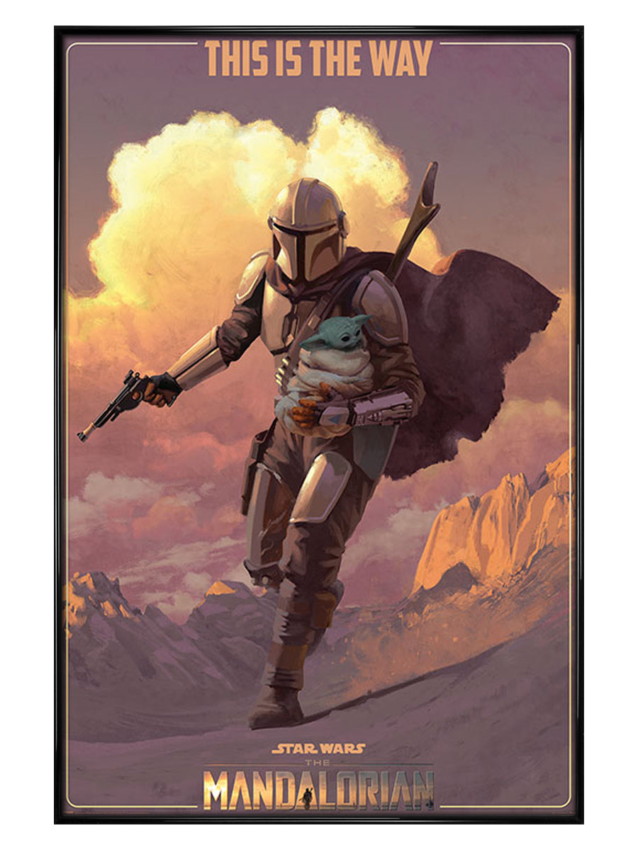 Star Wars The Mandalorian On The Run Maxi Poster