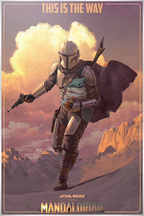 Star Wars The Mandalorian On The Run Maxi Poster