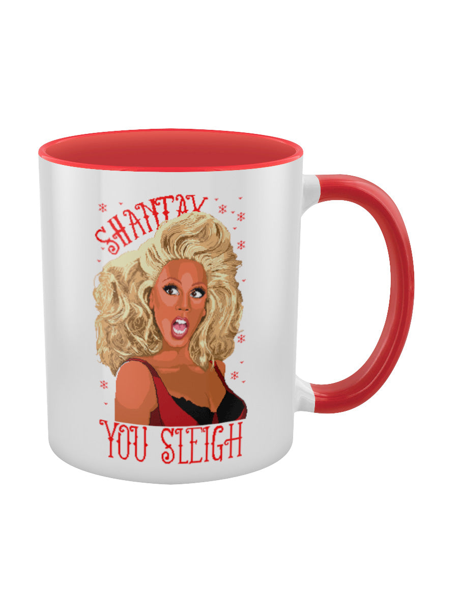 Shantay You Sleigh Drag Queen Red Inner 2-Tone Mug