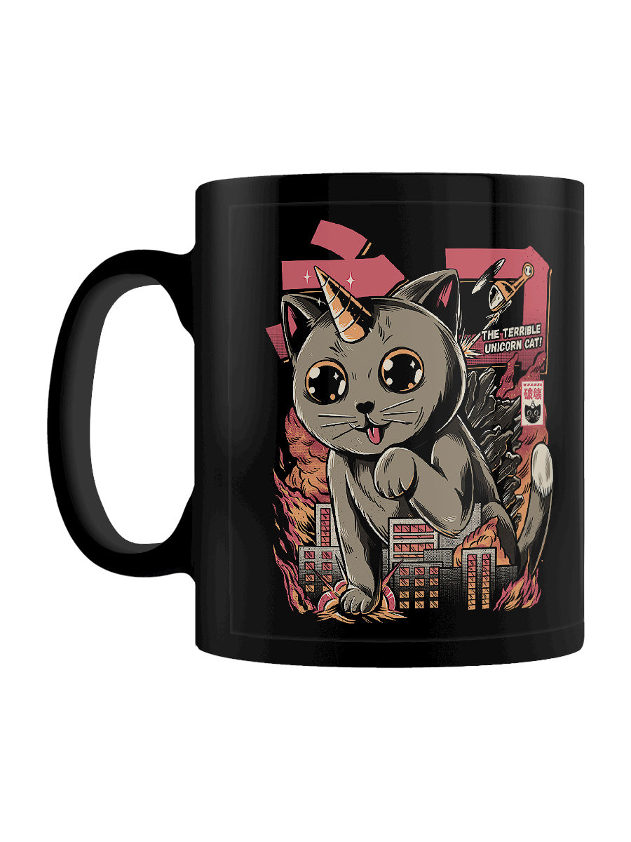 Ilustrata Catzilla Black Coffee Mug