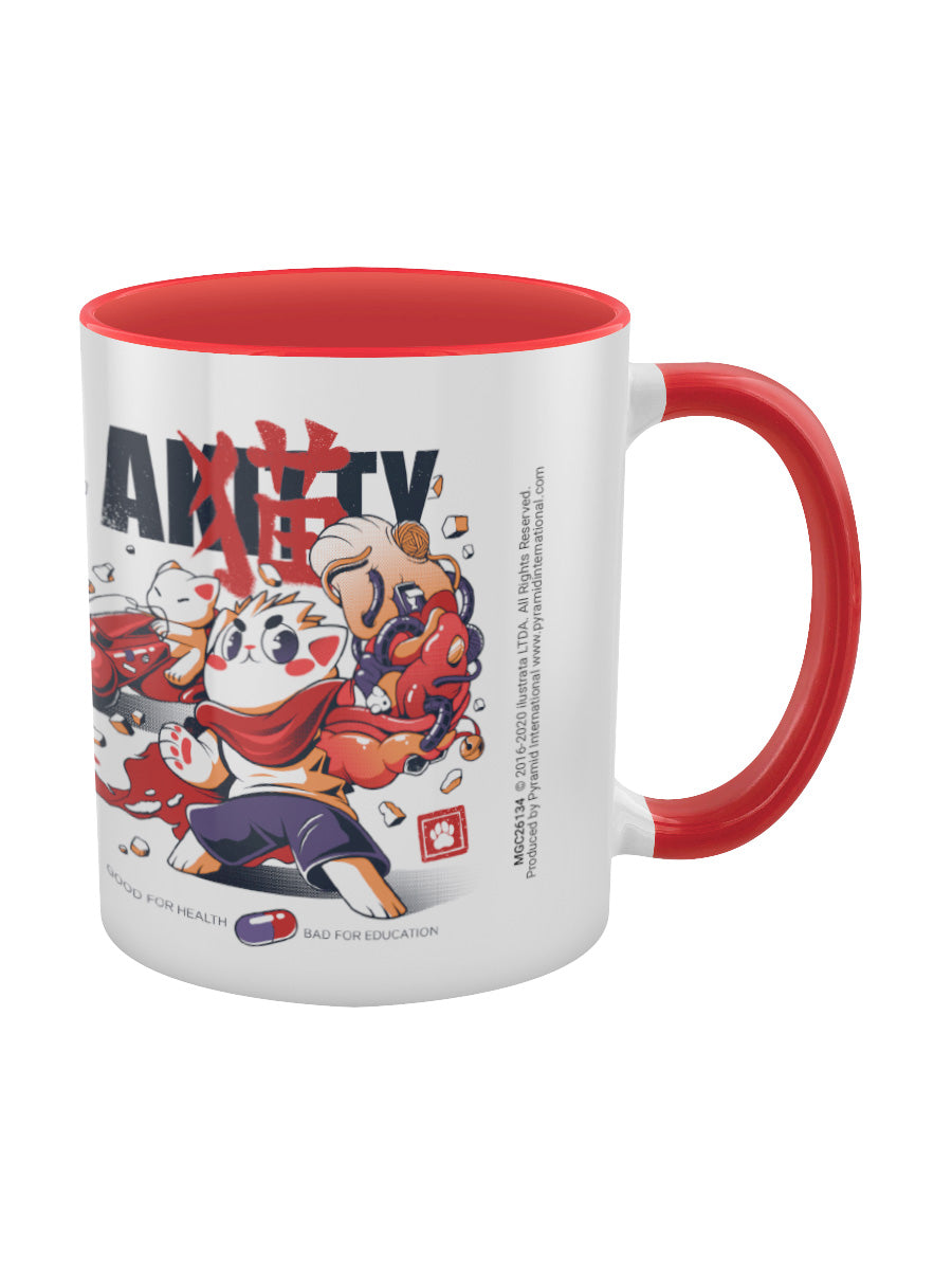 Ilustrata Akitty Red Coloured Inner Mug