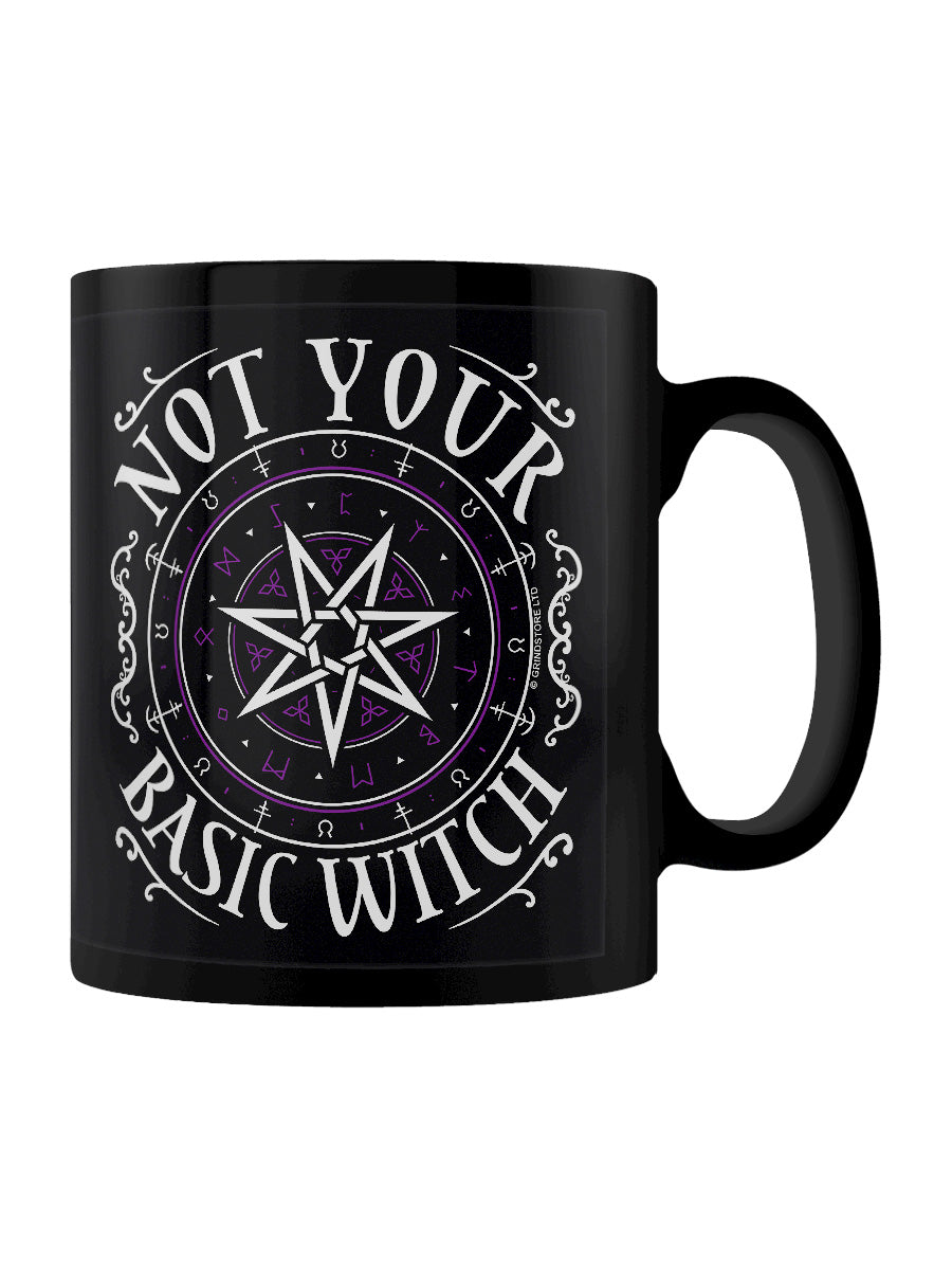 Not Your Basic Witch Black Mug
