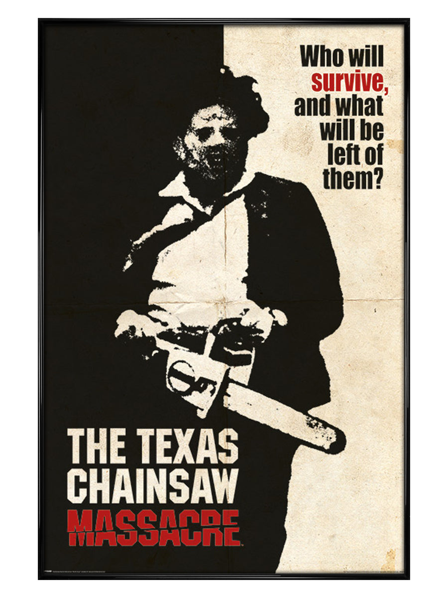 Texas Chainsaw Massacre Who Will Survive? Maxi Poster