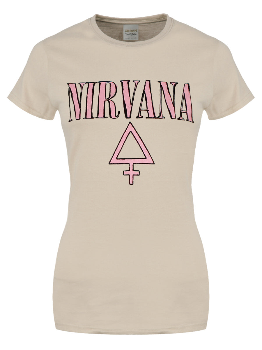 Nirvana Femme Ladies Sand T-Shirt