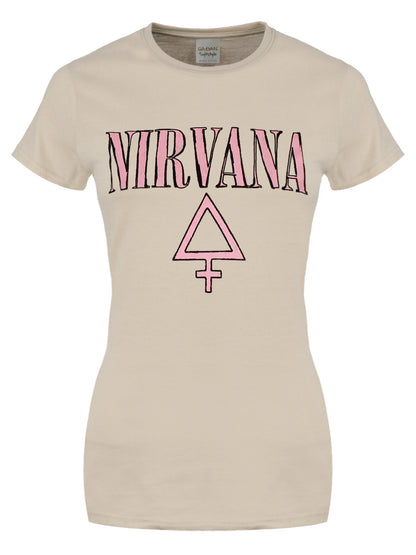 Nirvana Femme Ladies Sand T-Shirt