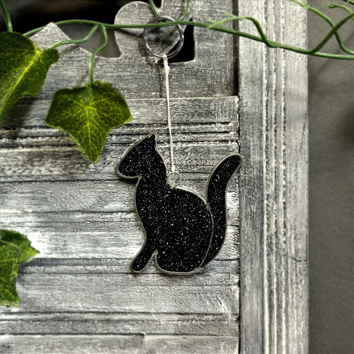 Black Cat Mini Mystical Suncatcher