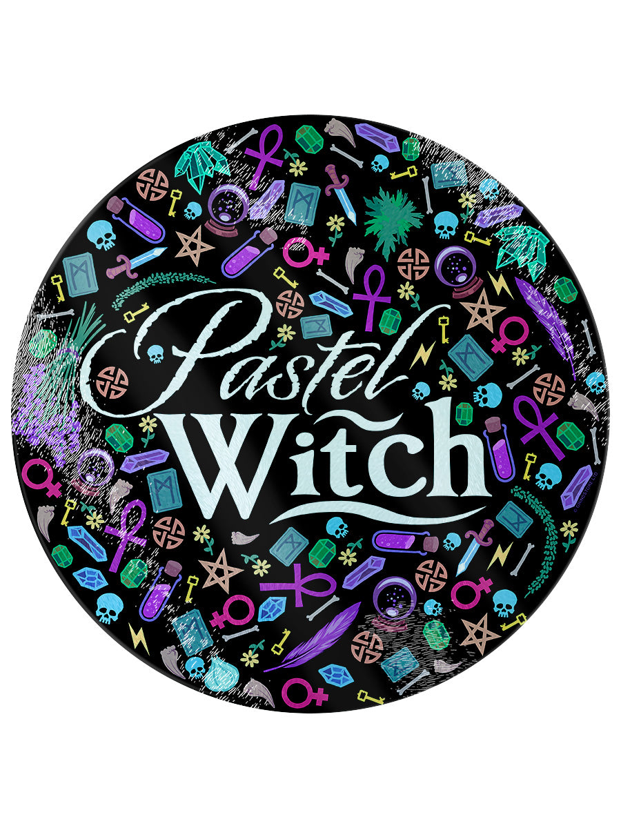 Pastel Witch Glass Chopping Board