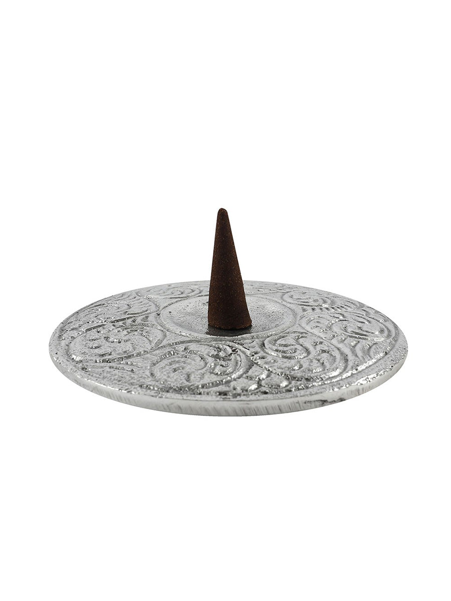 Silver Pentagram Incense Holder