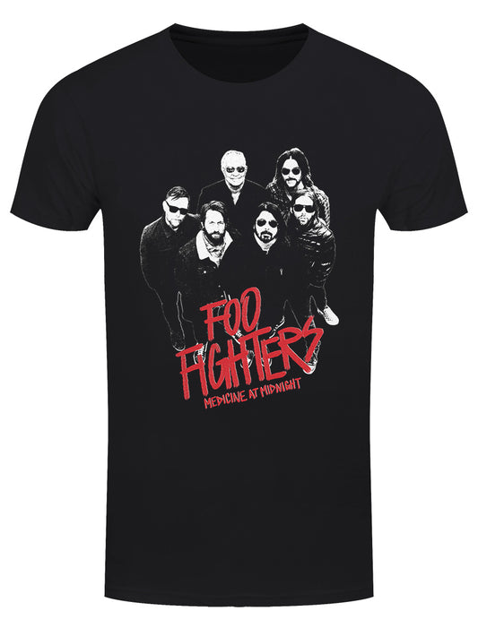 Foo Fighters Medicine At Midnight Photo Men's Black T-Shirt