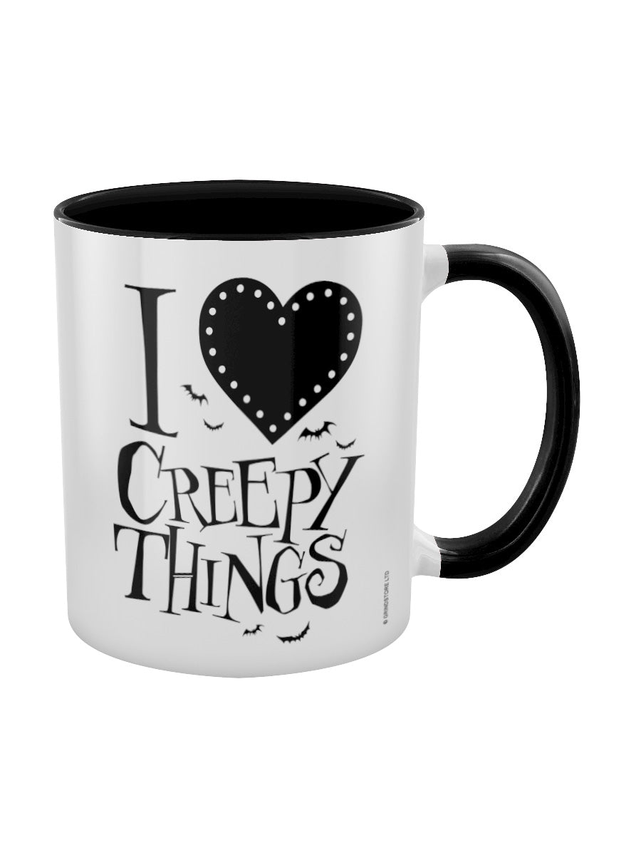 Creepy & I Love Creepy Things Mugs - Set Of 2