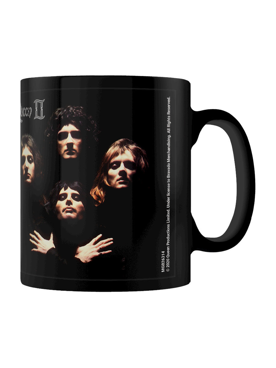 Queen Queen II Black Coffee Mug