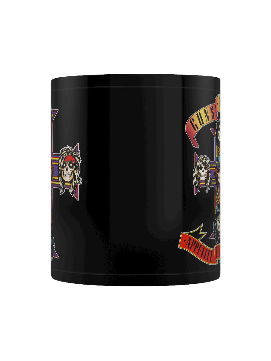 Guns N' Roses Appetite Cross Black Coffee Mug
