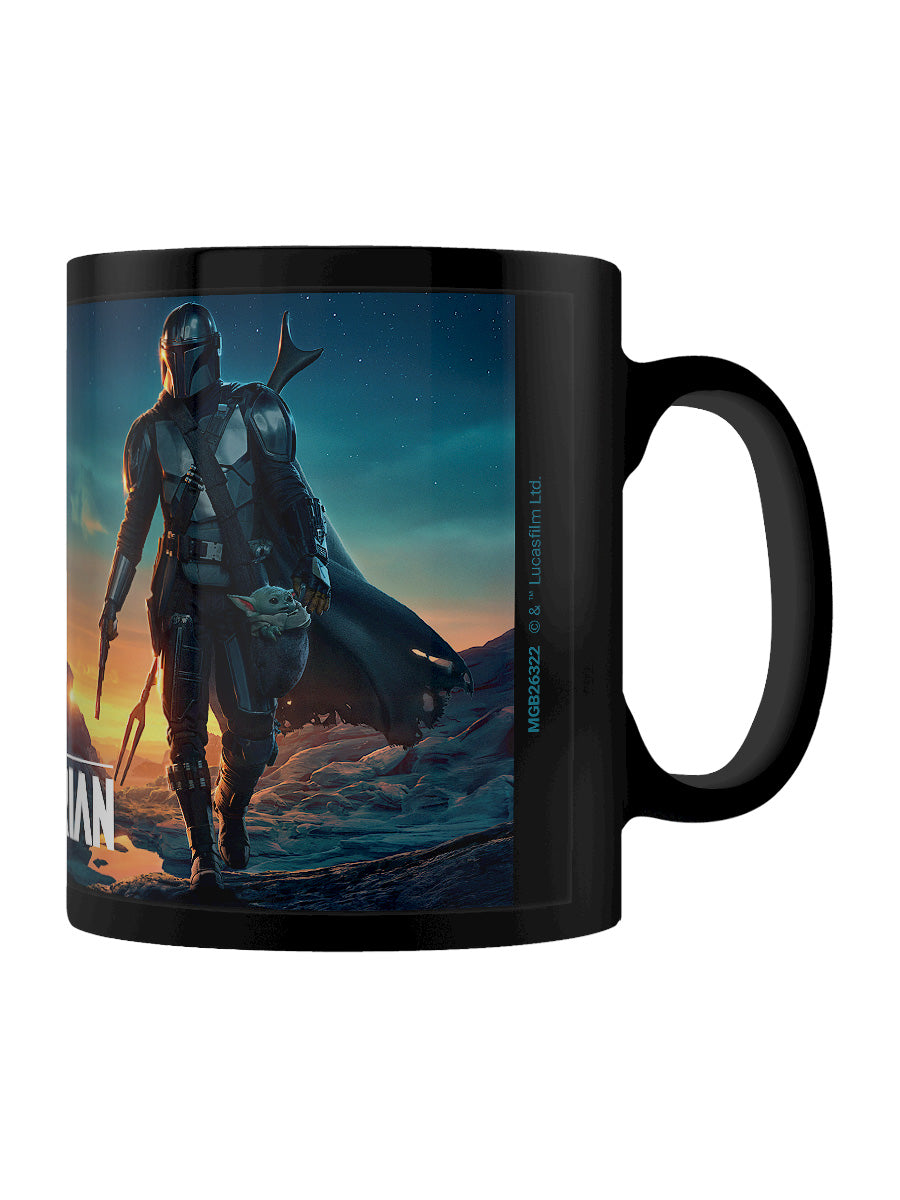 Star Wars: The Mandalorian Nightfall Black Coffee Mug