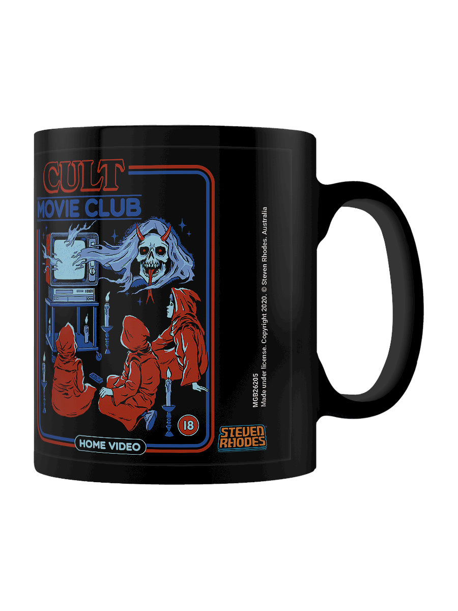 Steven Rhodes Movie Club Black Coffee Mug