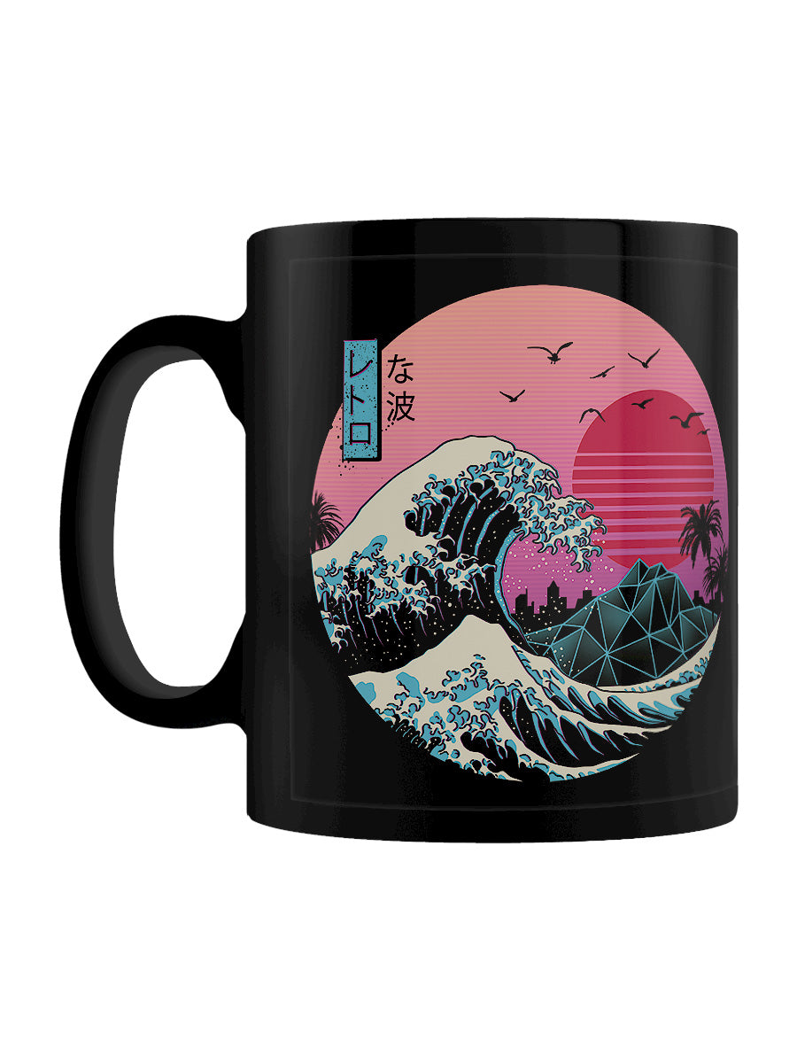 Vincent Trinidad The Great Retro Wave Black Coffee Mug