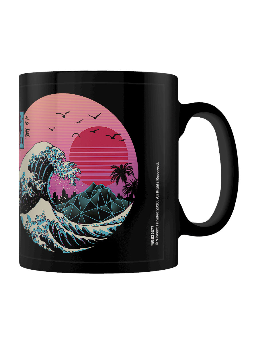 Vincent Trinidad The Great Retro Wave Black Coffee Mug