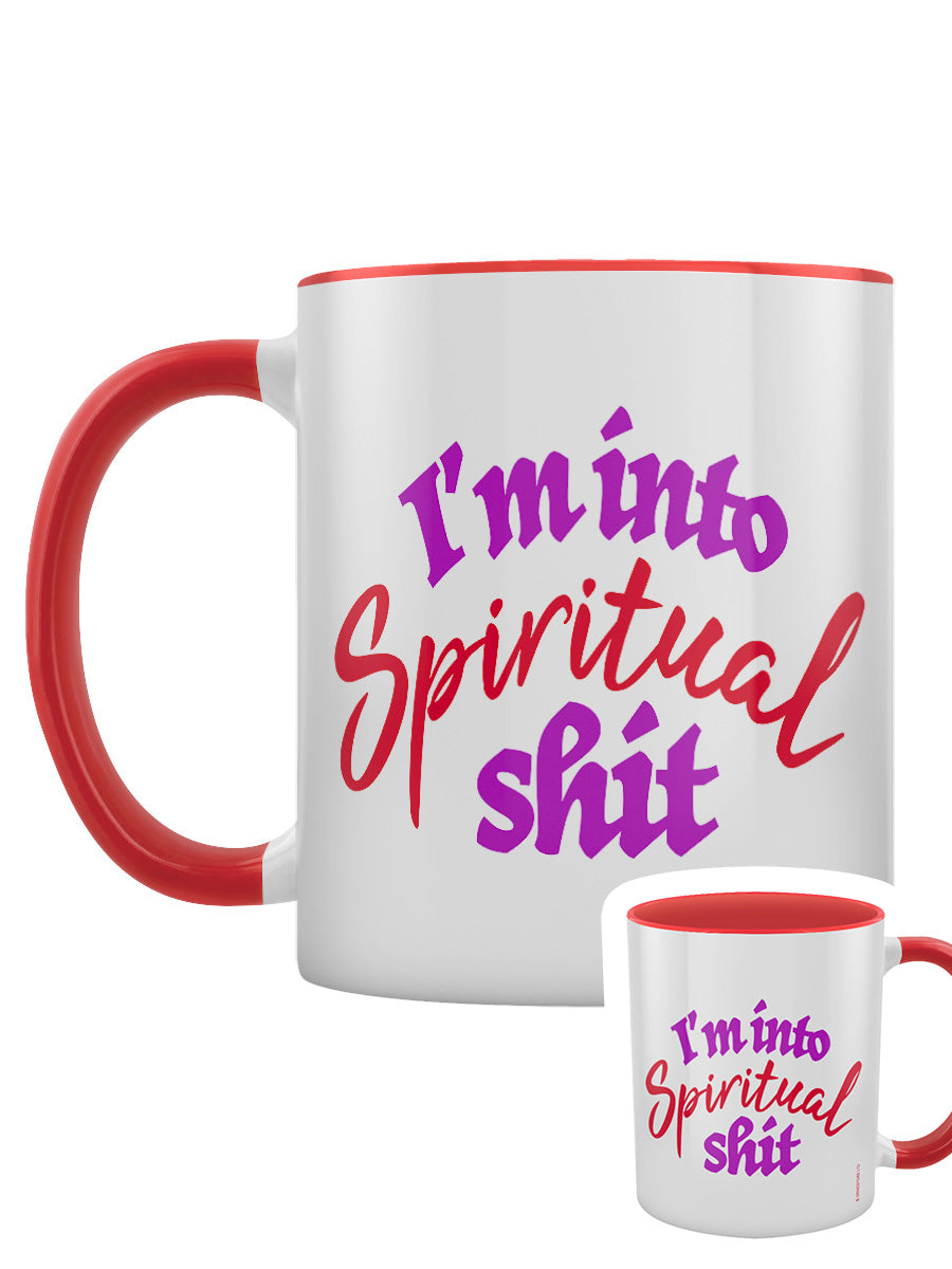 I'm Into Spiritual Shit Red Inner 2-Tone Mug