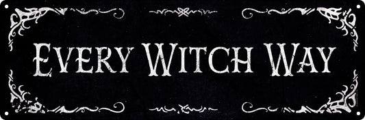 Every Witch Way Slim Tin Sign