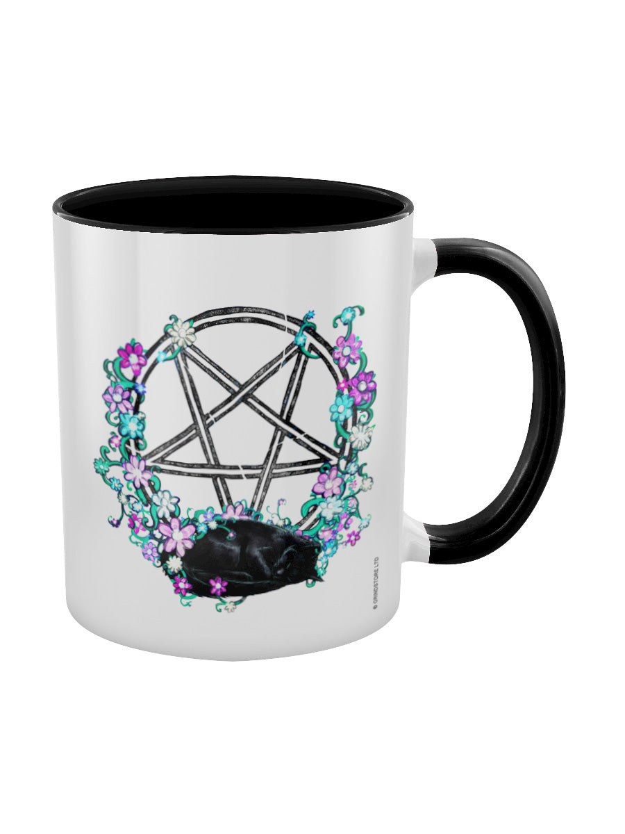 Pentagram Familiar Black Inner 2-Tone Mug