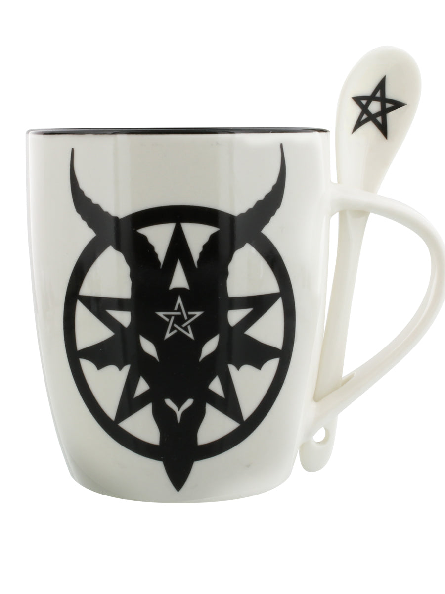 Alchemy Baphomet Mug & Spoon Set