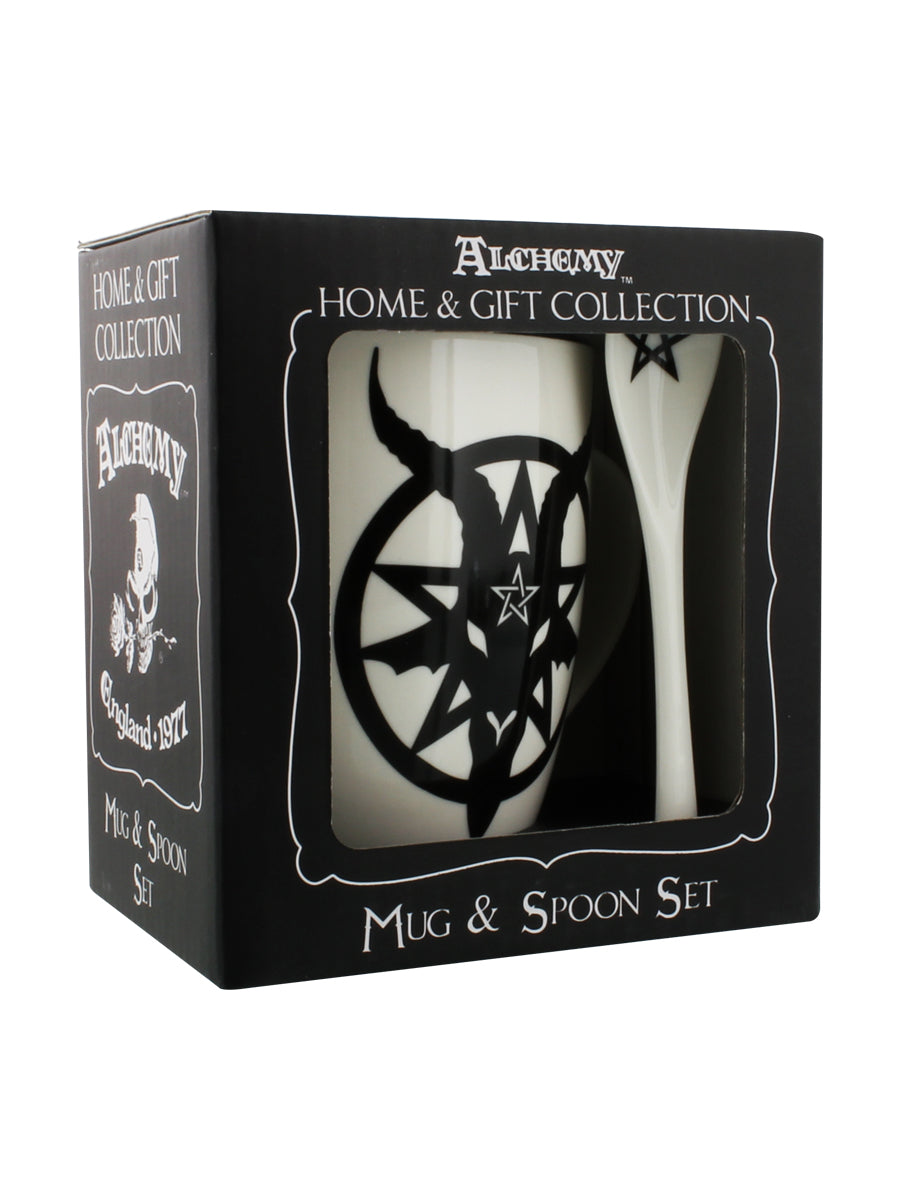 Alchemy Baphomet Mug & Spoon Set