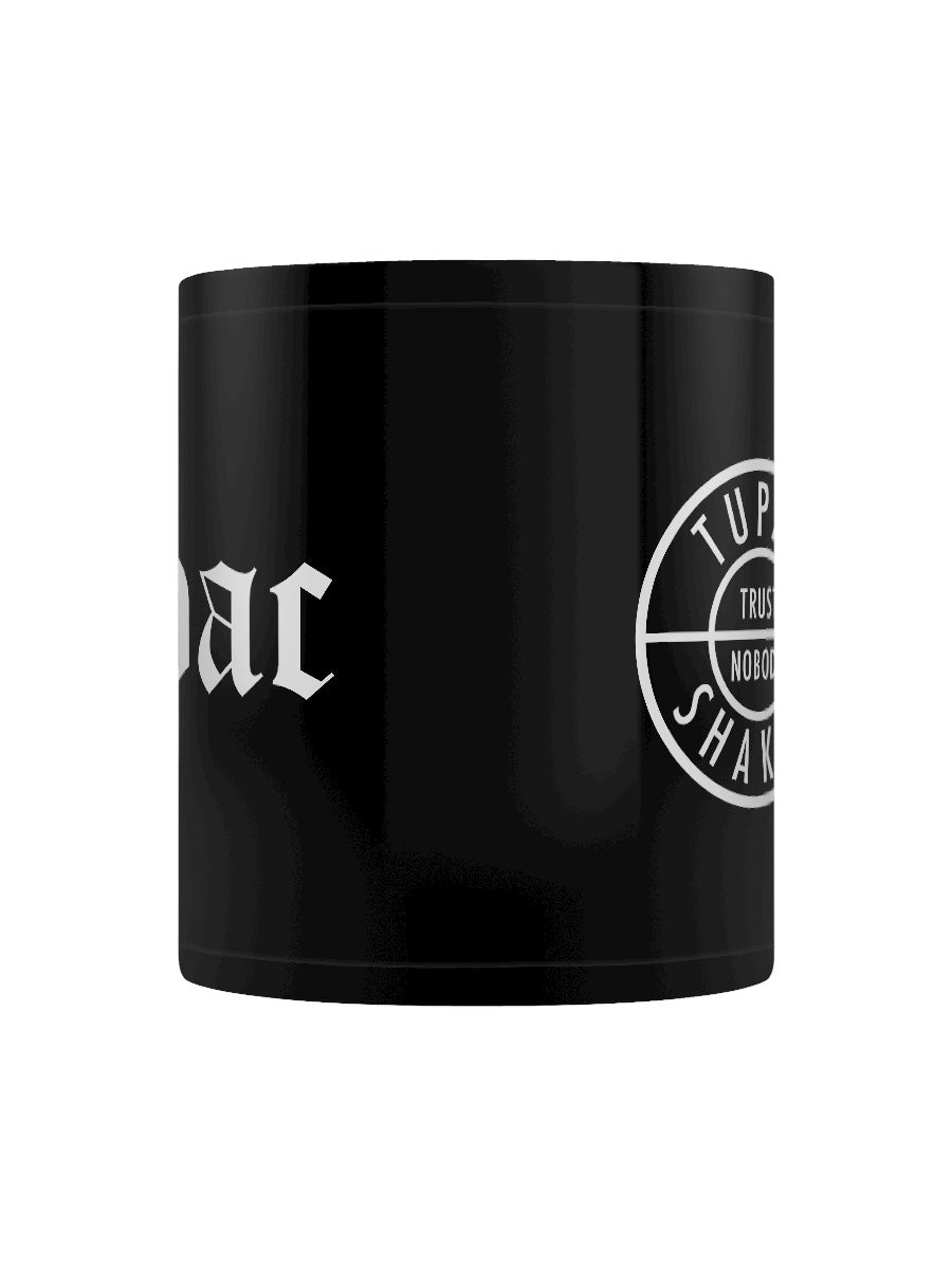 Tupac Shakur Trust Nobody Black Coffee Mug