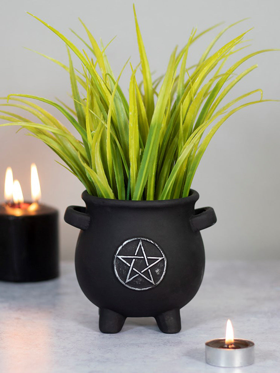 Pentagram Cauldron Plant Pot