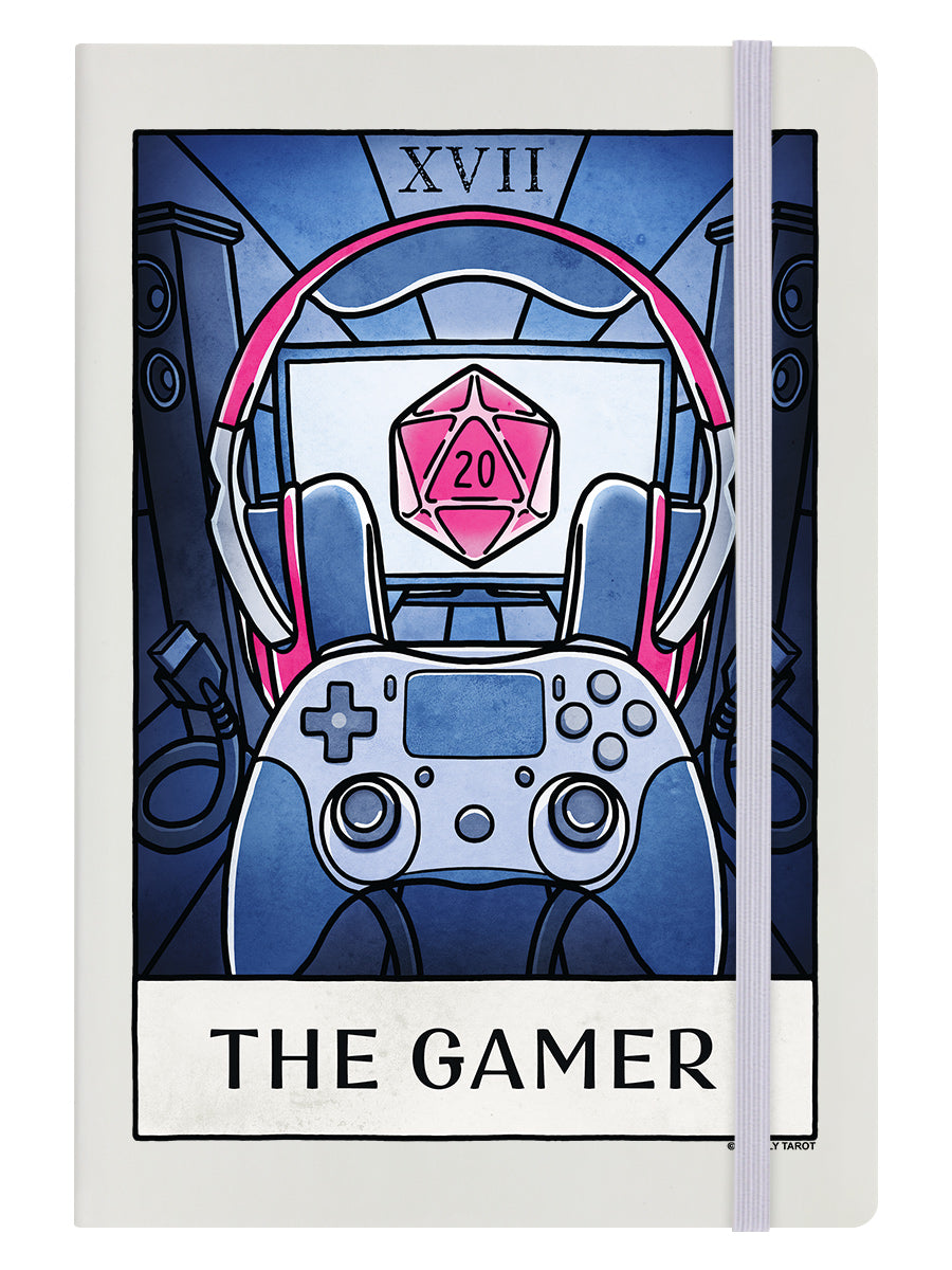 Deadly Tarot Life - The Gamer Cream A5 Hard Cover Notebook