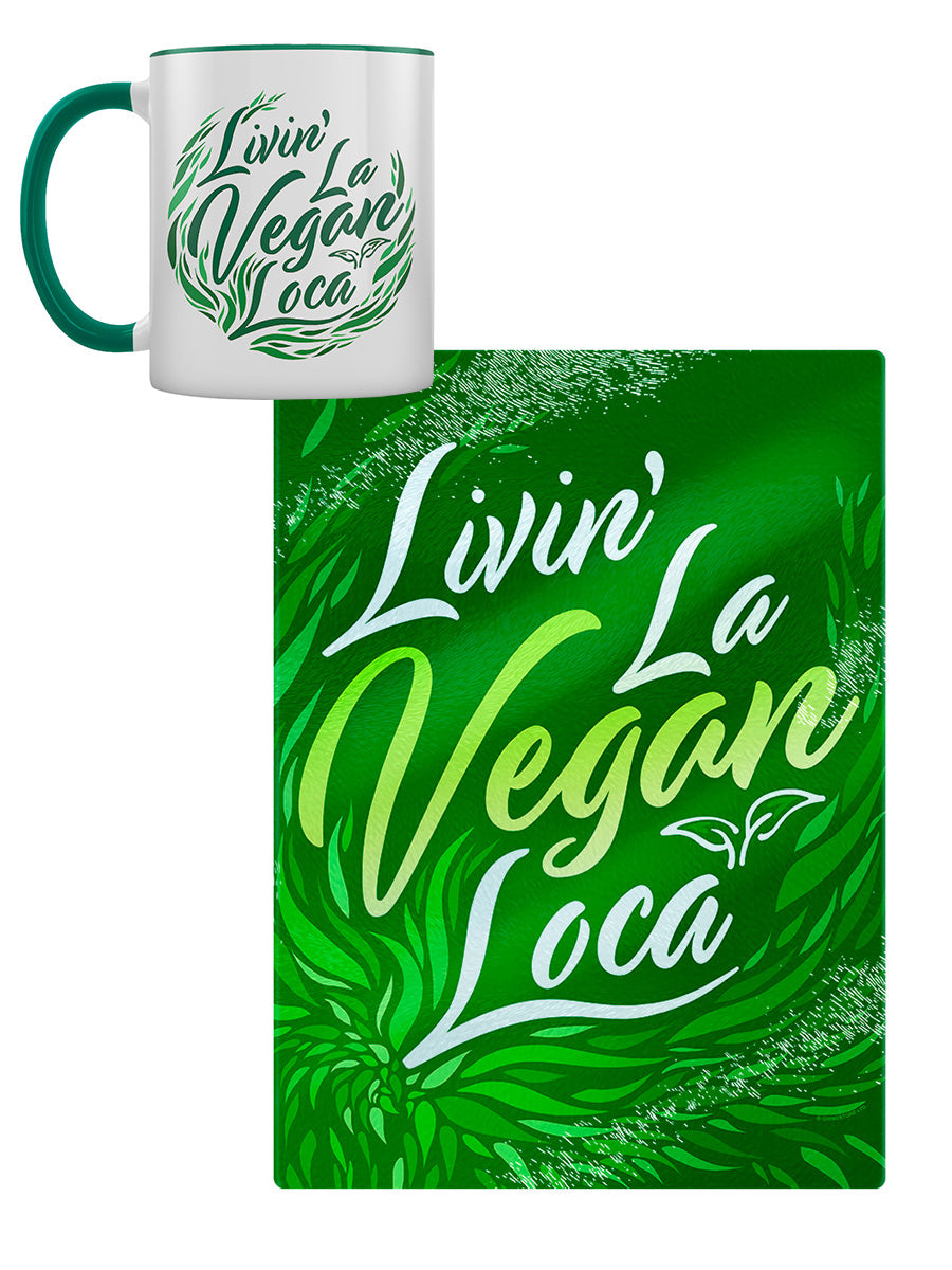 Livin' La Vegan Loca Mug & Chopping Board Set