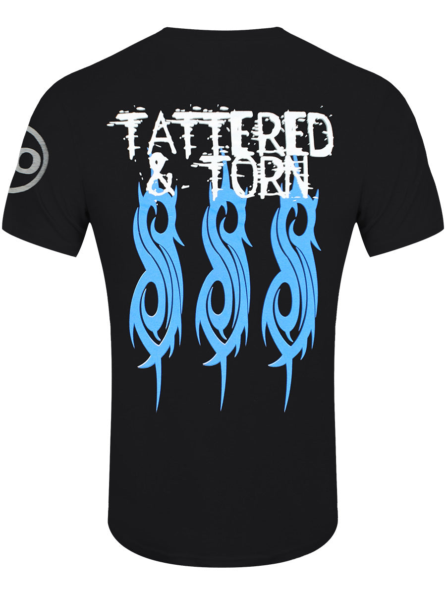 Slipknot 20th Anniversary Tattered & Torn Men's Black T-Shirt