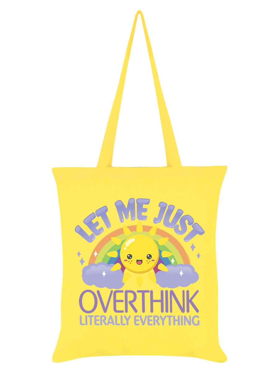 Let Me Just Overthink Literally Everything Lemon Tote Bag