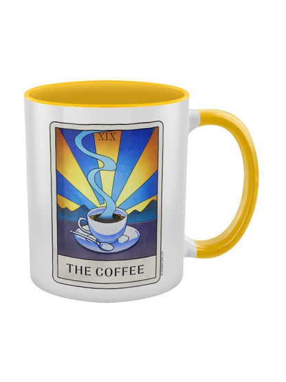 Deadly Tarot Life - The Coffee Yellow Inner 2-Tone Mug