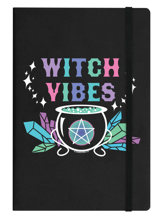 Witch Vibes Black A5 Hard Cover Notebook