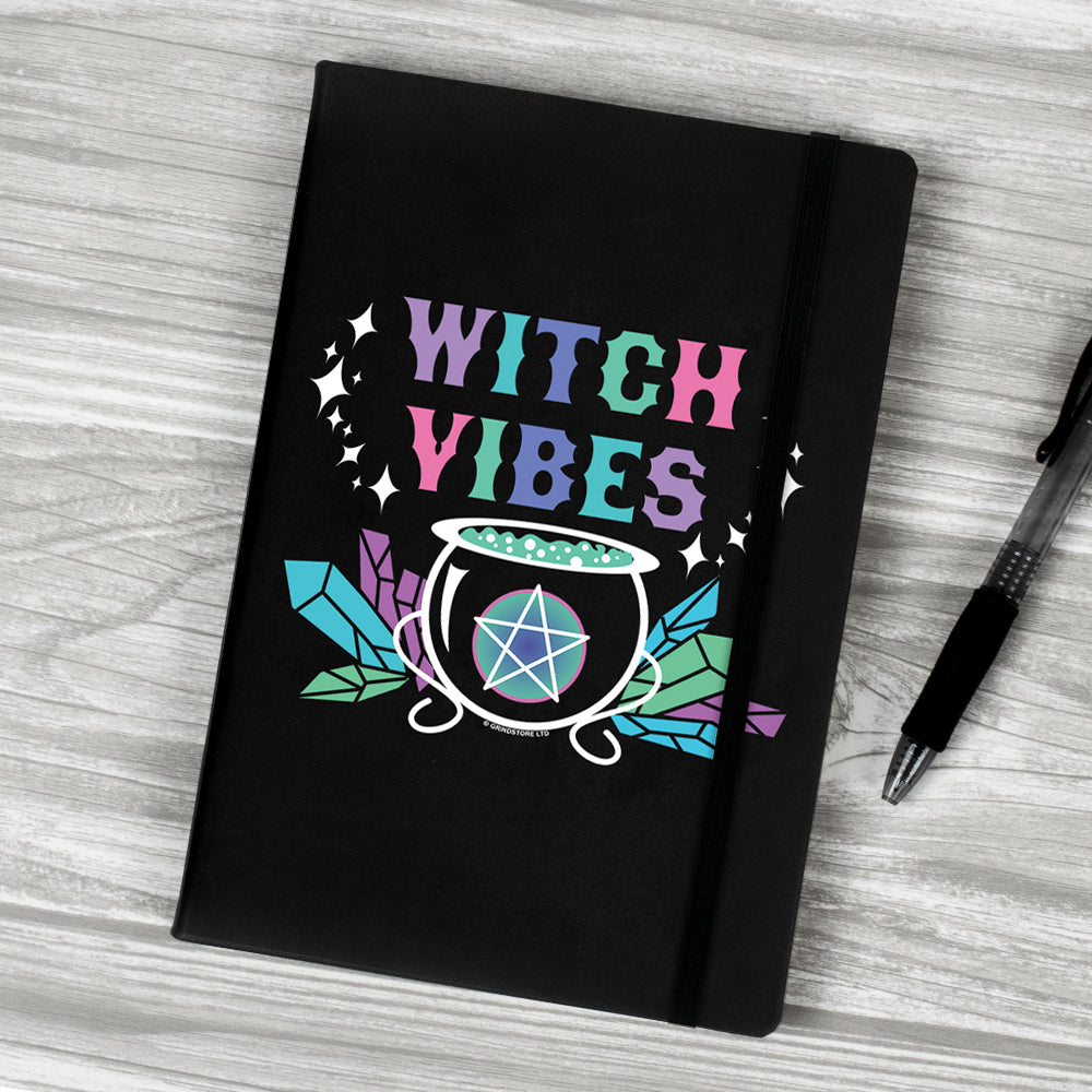 Witch Vibes Black A5 Hard Cover Notebook