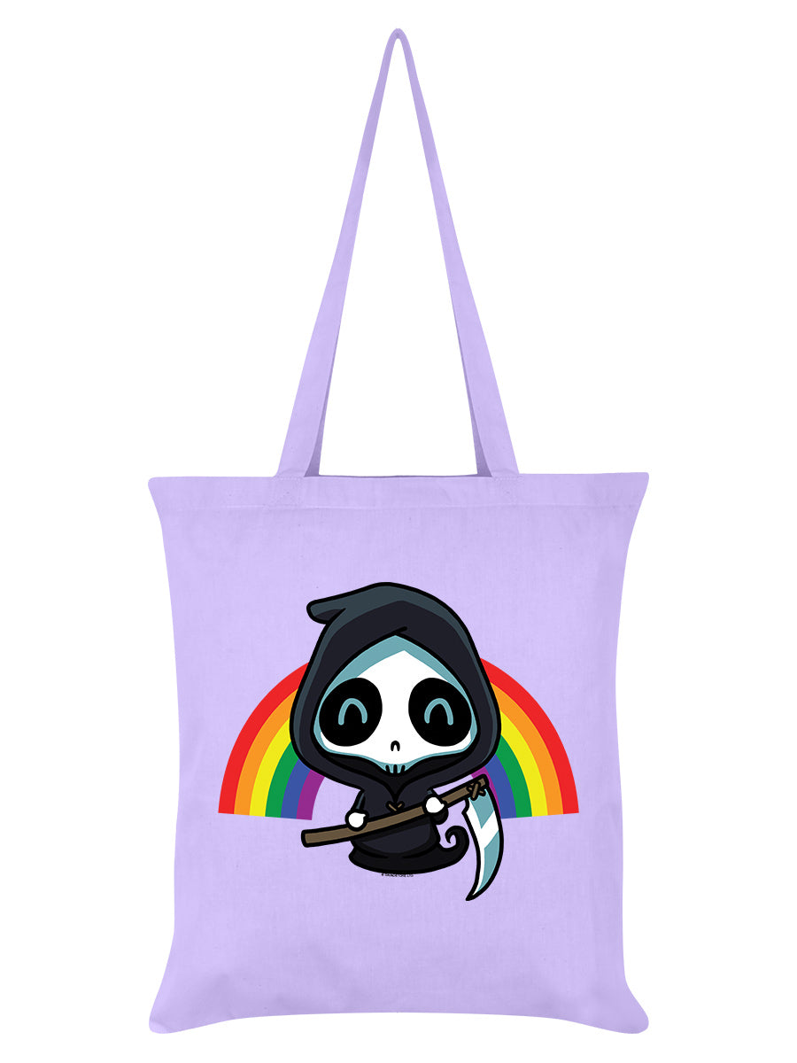 Rainbow Reaper Lilac Tote Bag